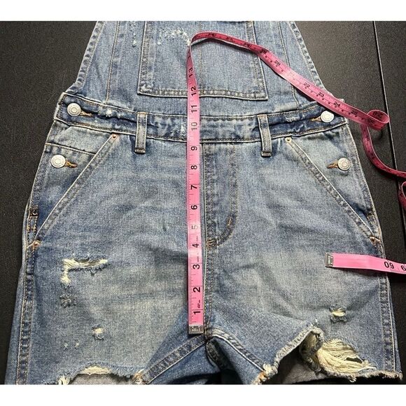Wild Fable Denim Bib Short Overalls Size XS - Picture 5 of 16